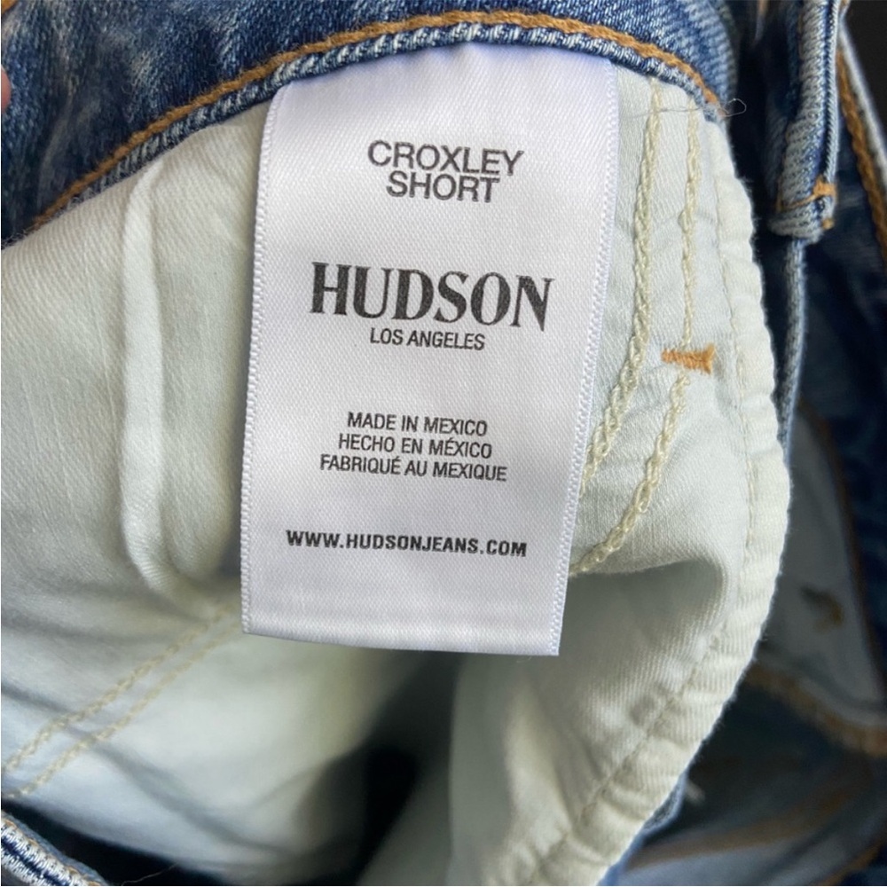 Hudson Jeans Croxley Distressed Jean Shorts 23 - Picture 6 of 8